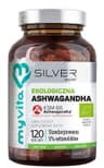 Myvita Silver - Organic Ashwagandha KSM-66 (Standardized 5% Witanolides) - 120 capsules