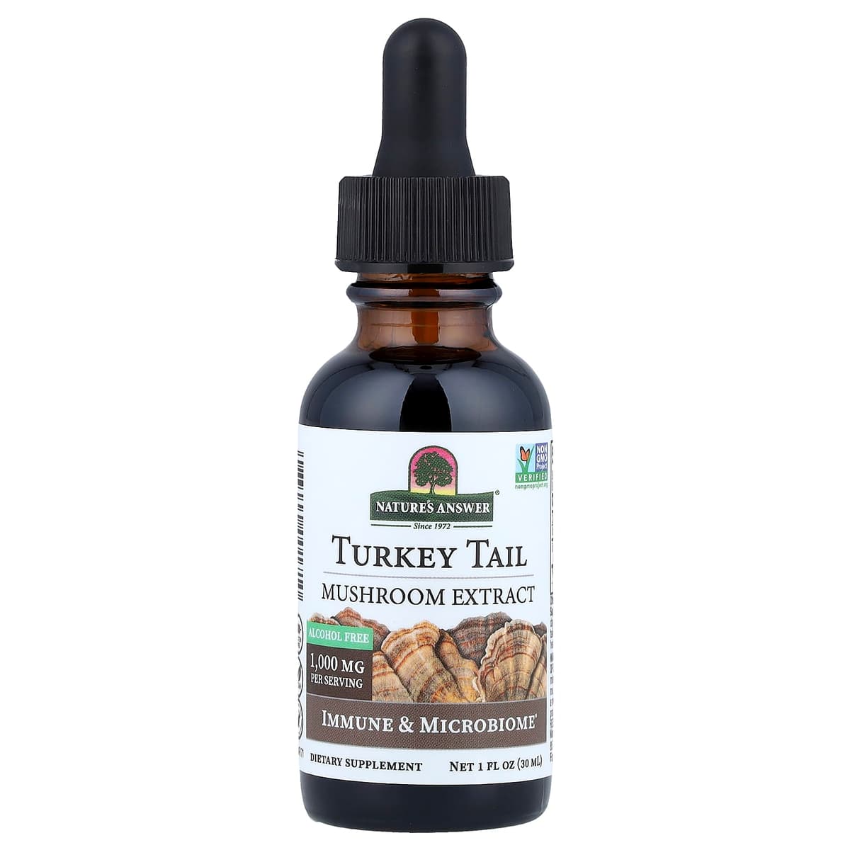 Nature'S Answer - Turkey Tail Svamp-Extrakt - 1 Fl oz