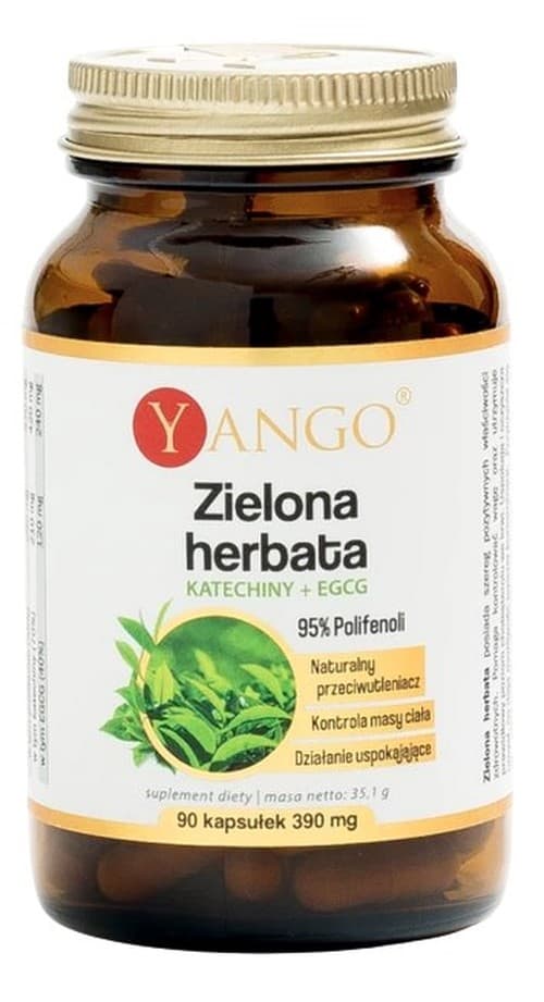 Yango - Green Tea Extract - 90 Caps – Yango förpackning