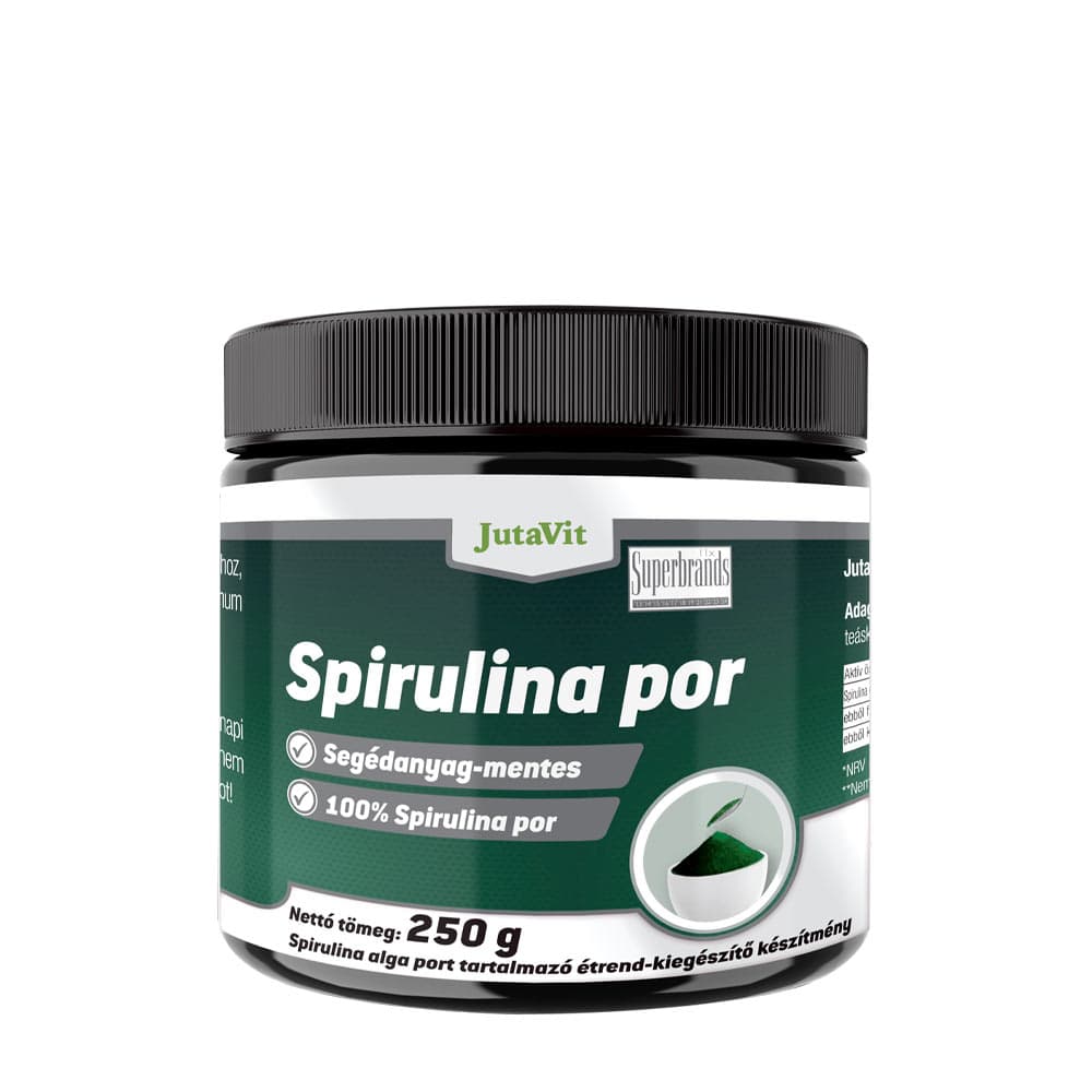 JutaVit - Spirulina Powder - 250 g – Jutavit förpackning