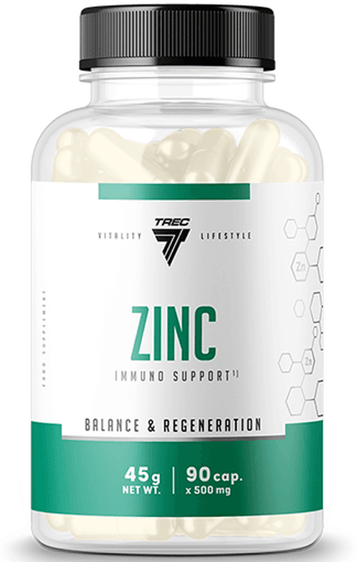 Trec - Zinc - 90 Caps – Trec förpackning