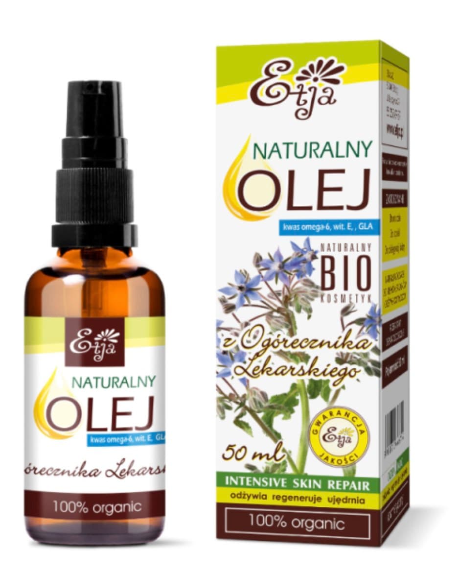 Etja - Borage Oil Natural - 50ml – Etja förpackning