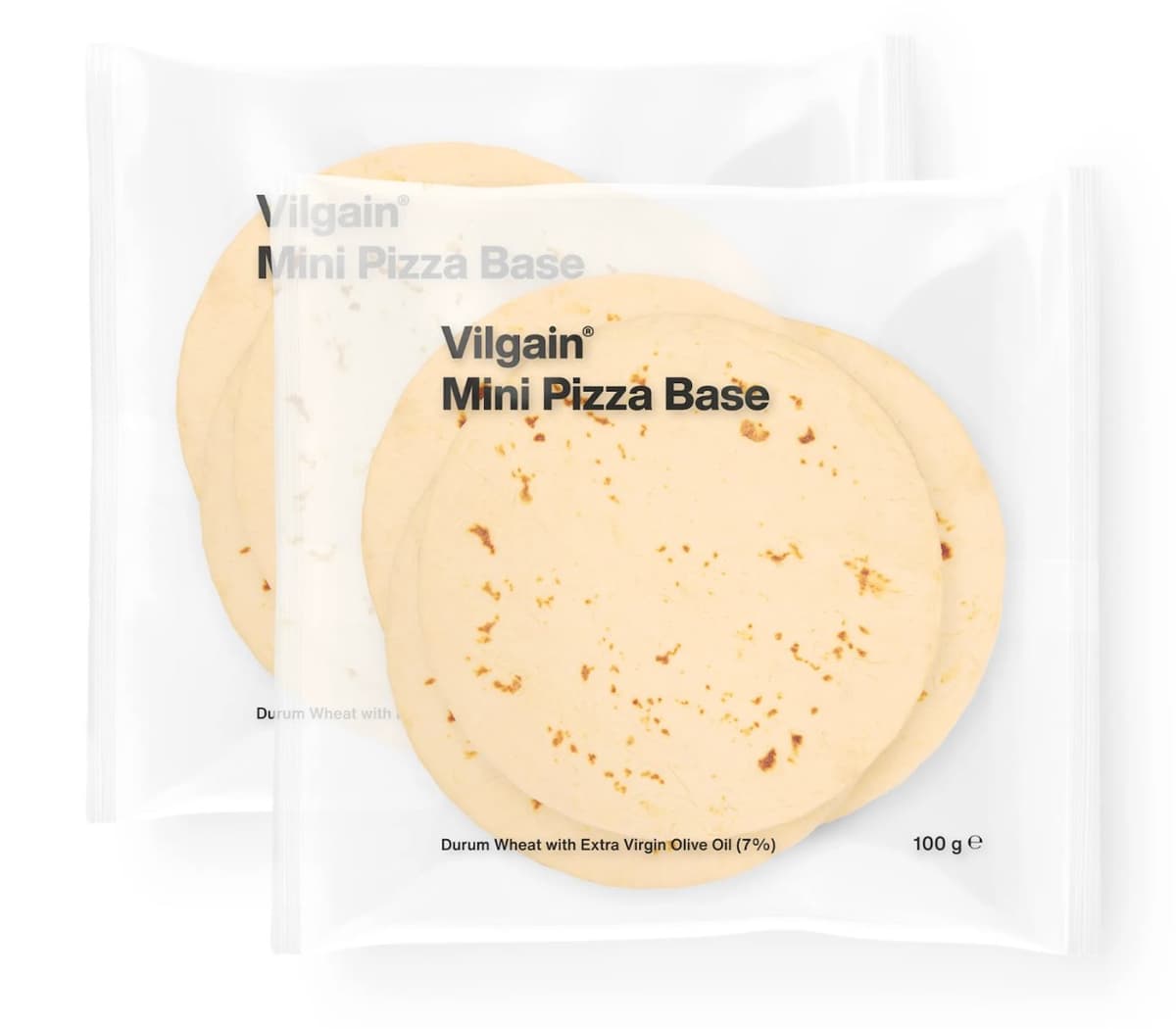 Vilgain Mini spody do pizzy 200 g (8 x 25 g) – Vilgain förpackning