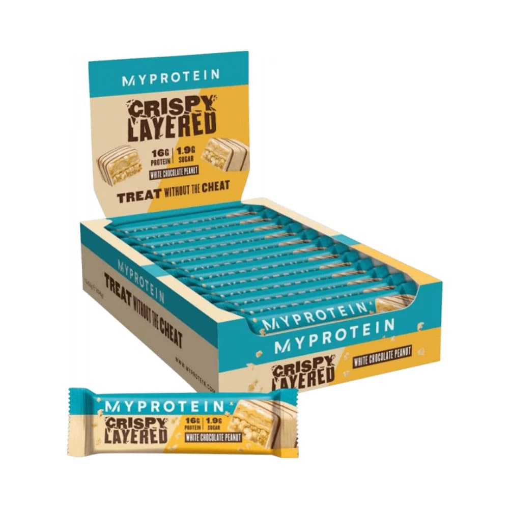 Myprotein Crispy Layered Bar – Myprotein förpackning