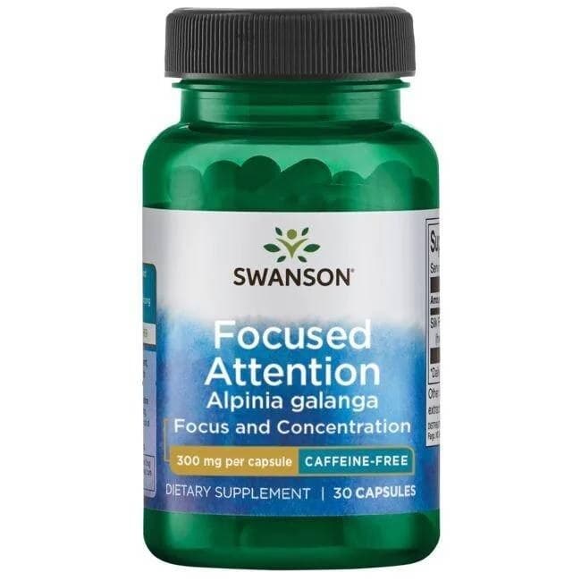 Swanson - Focused Attention - 30 Caps – Swanson förpackning