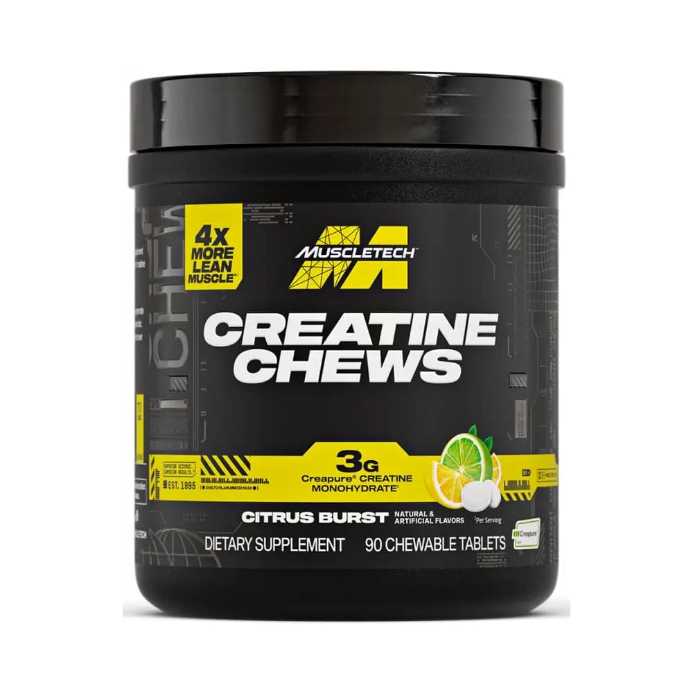 MuscleTech - Creatine Chews - Citrus Burst - 90 chewable tablets