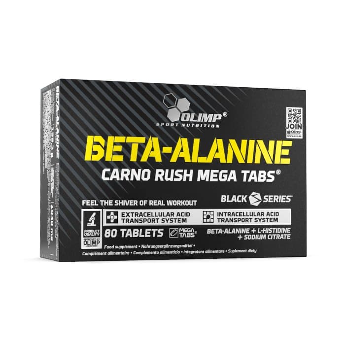 Olimp Labs - Beta Alanine - Carno Rush Mega Tabs - 80 Tabs – Olimp Labs förpackning