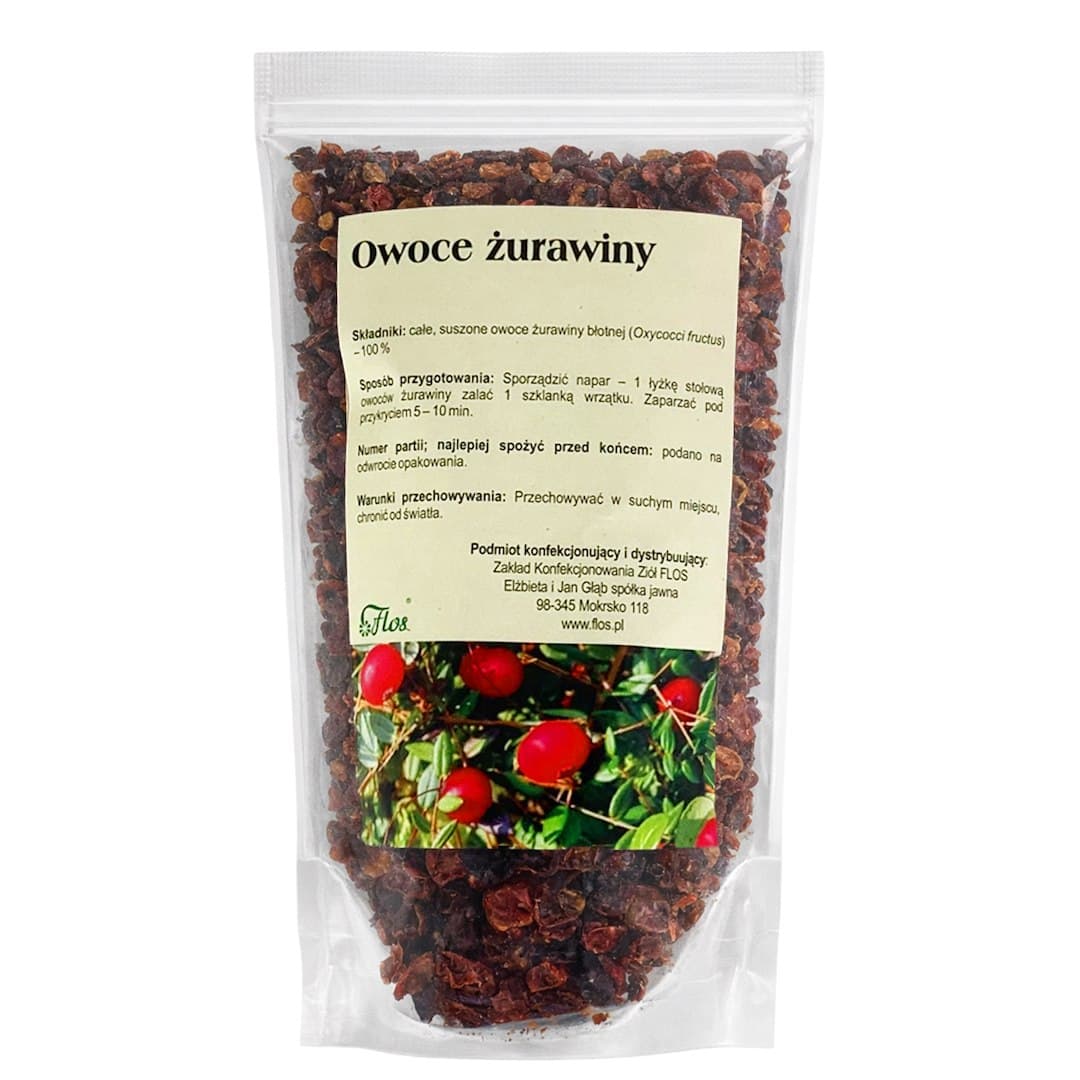 Flos - Cranberry Fruit - 50g – Flos förpackning