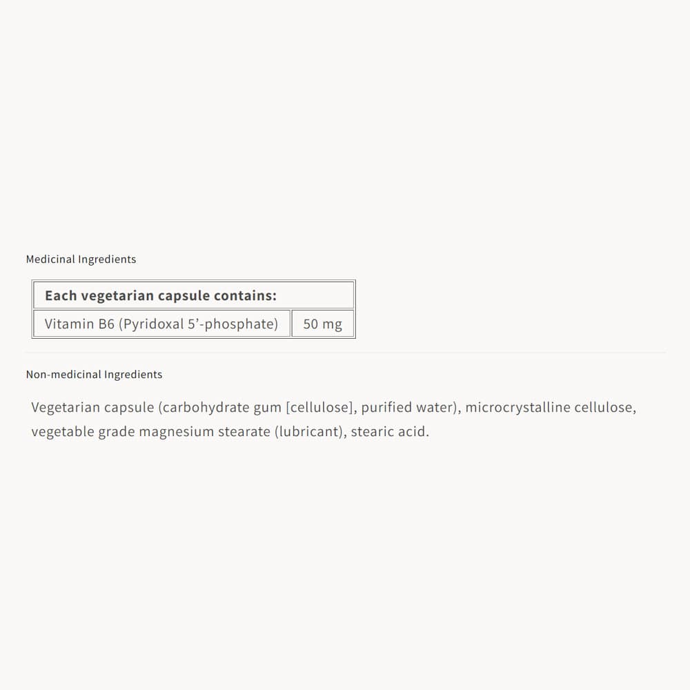 Natural Factors - BioCoenzymated pyridoxal-5'-fosfat