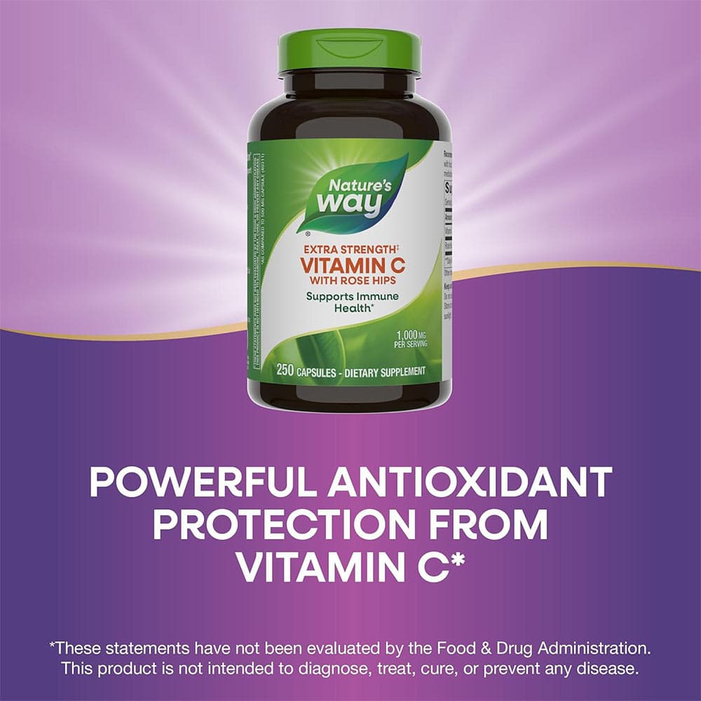 Nature'S Way - Vitamin C Med Nyponskal - 250 Caps