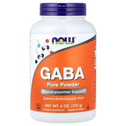 NOW Foods - GABA Pure Powder - 170g