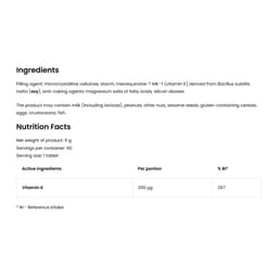 OstroVit - Vitamin K2 200 Natto MK-7 - 90 Tabs