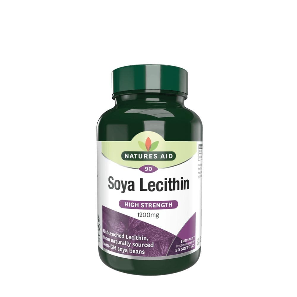 Natures Aid - Soya Lecithin - 90 Sgels