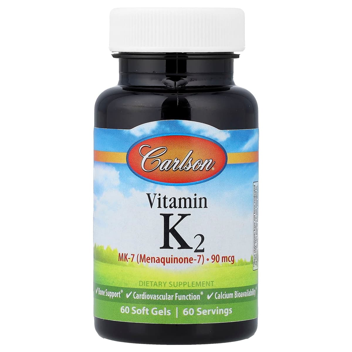 Carlson Labs - Vitamin K2 MK-7 90mcg - 60 Softgels