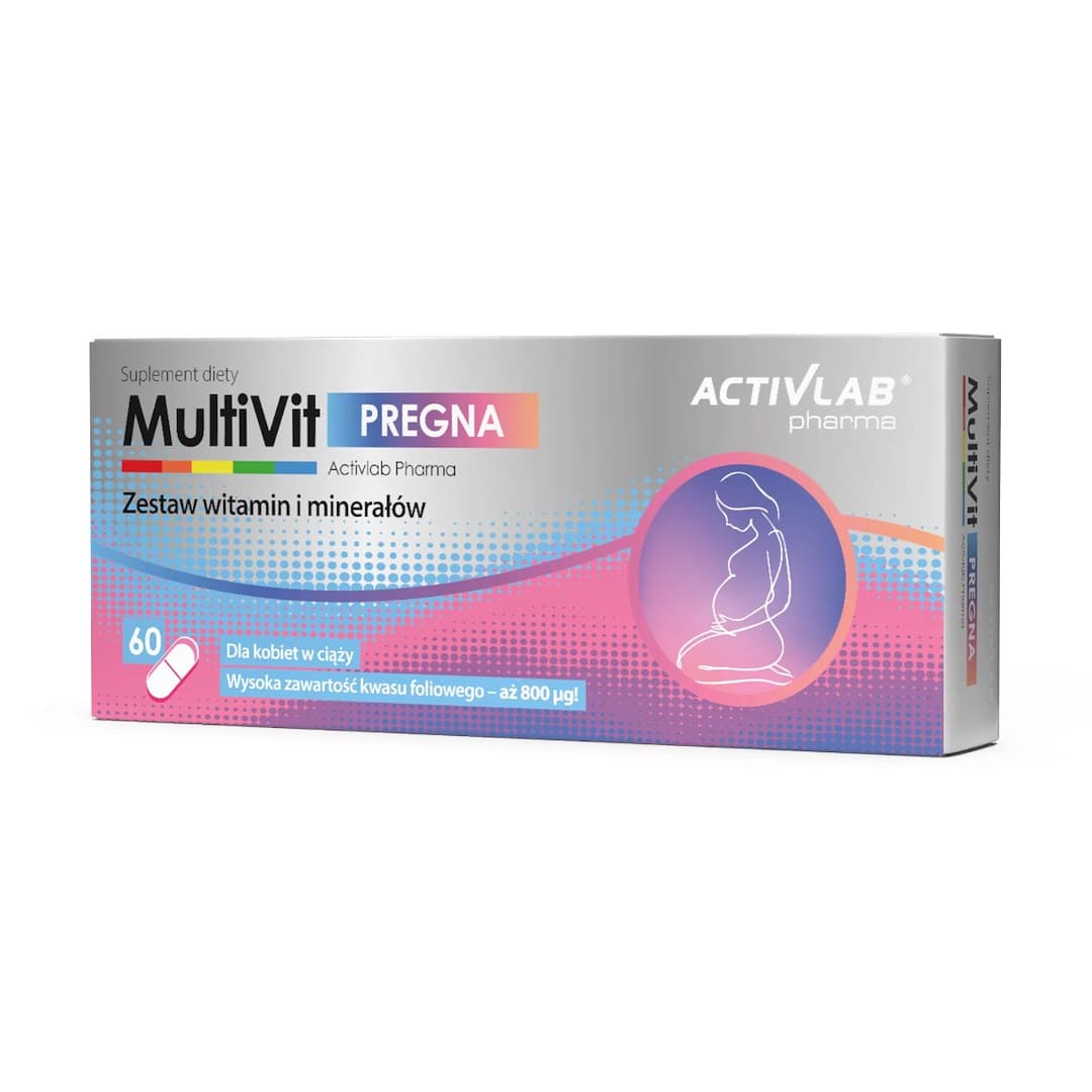 Activlab - MultiVit Pregna - 60 Caps – Activlab förpackning