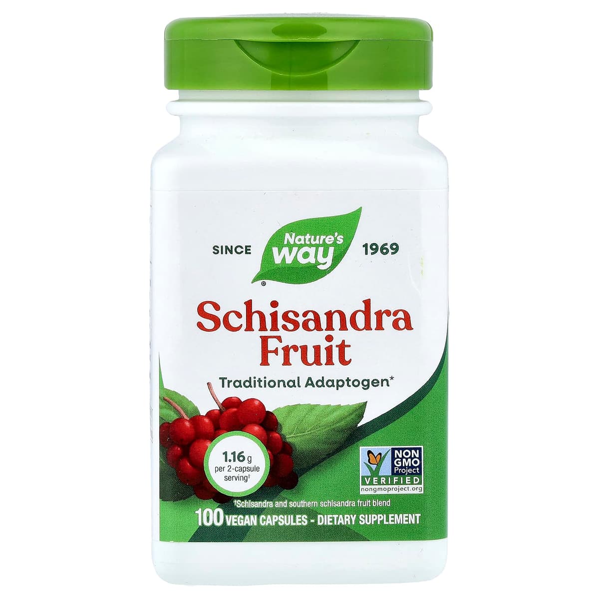 Nature'S Way - Schisandra Fruit - 100 Caps