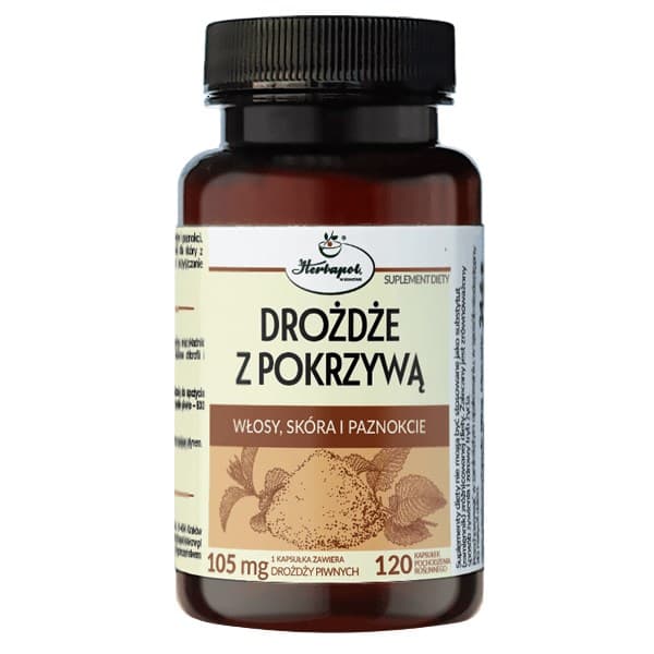 Herbapol Kraków - Yeast With Nettle - 120 Caps