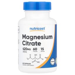 Nutricost - Magnesiumsitraatti - 60 kapselia