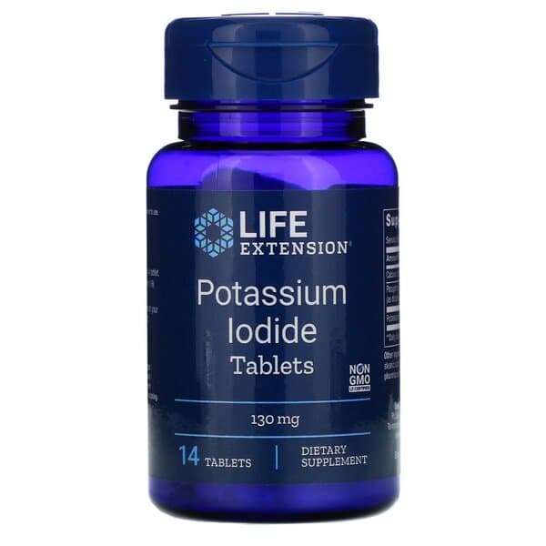 Life Extension - Potassium Iodide - 14 Tabs – Life Extension förpackning