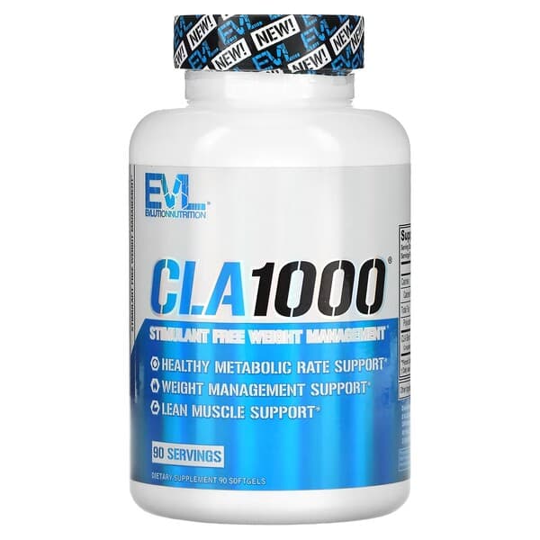 Evlution Nutrition - CLA 1000 - 90 Sgels – Evlution Nutrition förpackning