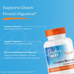 Doctor's Best - Gluten Rescue Enzyme Blend - 60 Vcaps