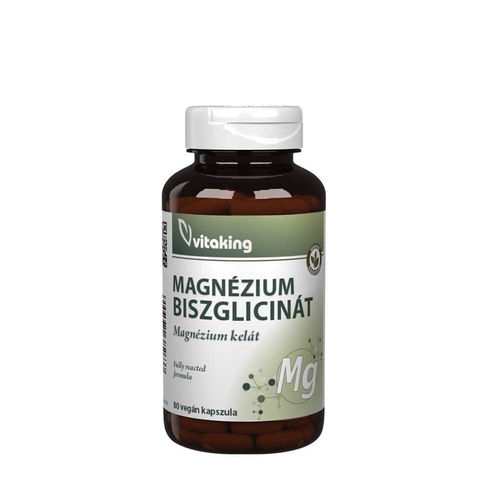 Vitaking - Organic Magnesium Bisglycinate - 80 Caps