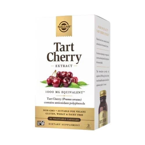 Solgar - Tart Cherry - 90 Caps – Solgar förpackning