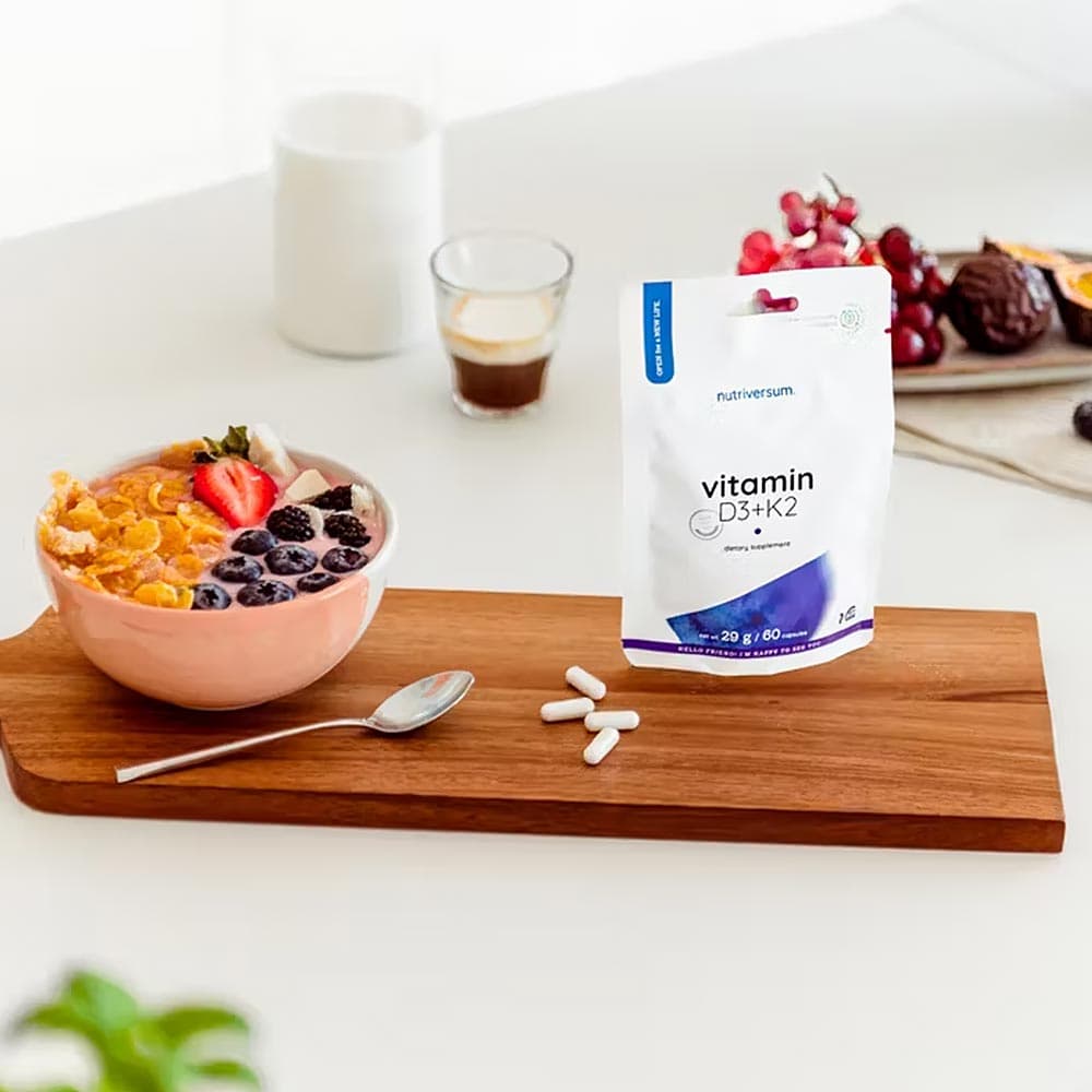 Nutriversum - Vitamin D3+K2 - 60 Caps
