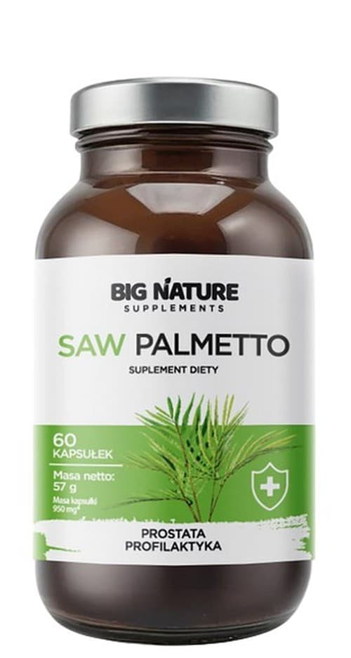 Big Nature - Saw Palmetto - 60 Caps – Big Nature förpackning