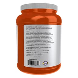 NOW Foods - Barley Rice Protein - 680g