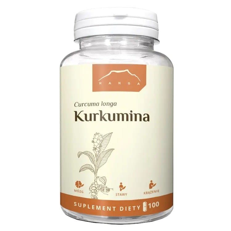 NANGA - Kurkumina - 100 Caps – NANGA förpackning