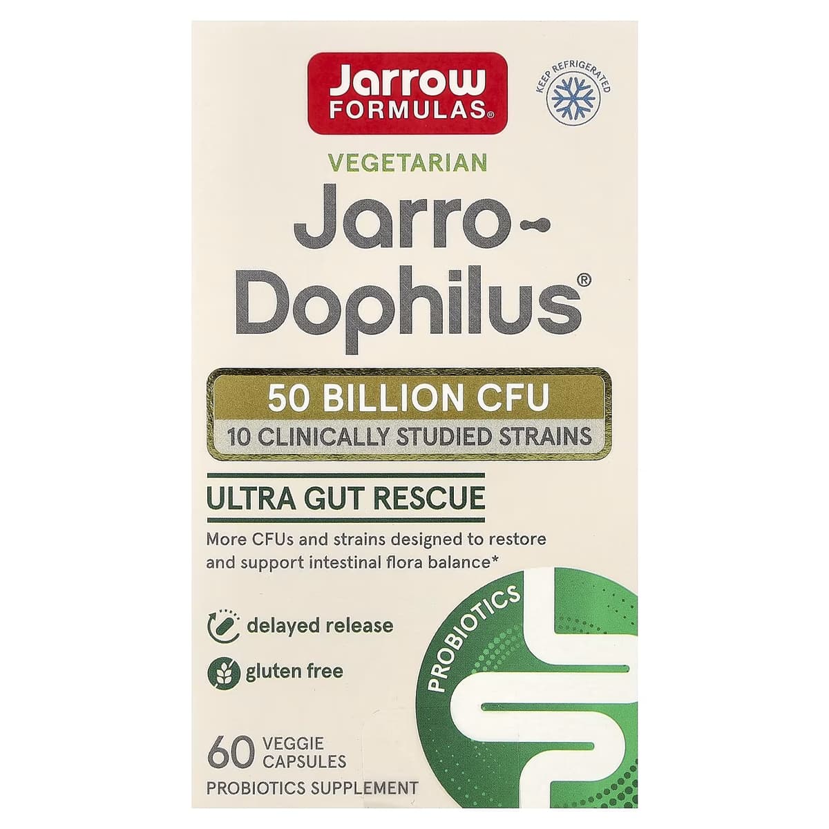 Jarrow Formulas - Jarro-Dophilus - 60 kasviskapselia