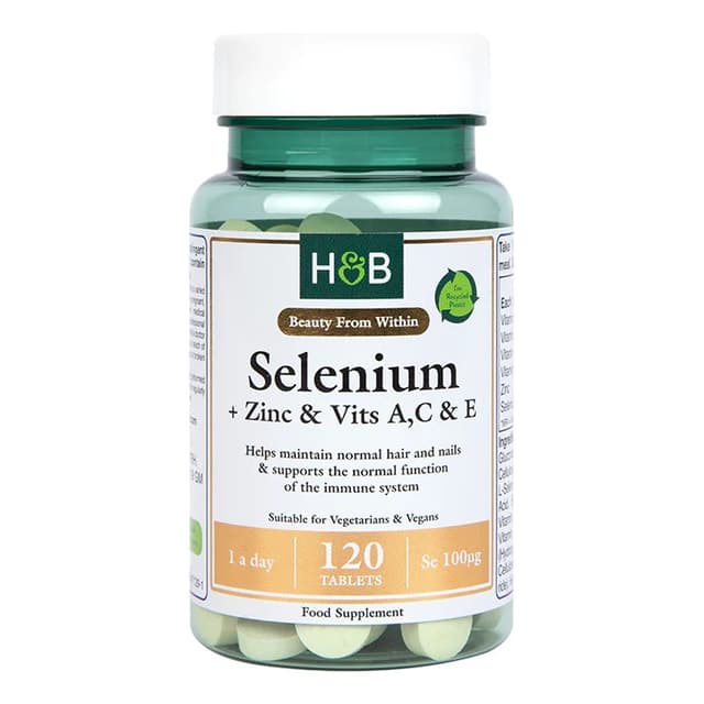 Holland & Barrett Selenium + Zinc & Vitamins A, C & E – Holland & Barrett