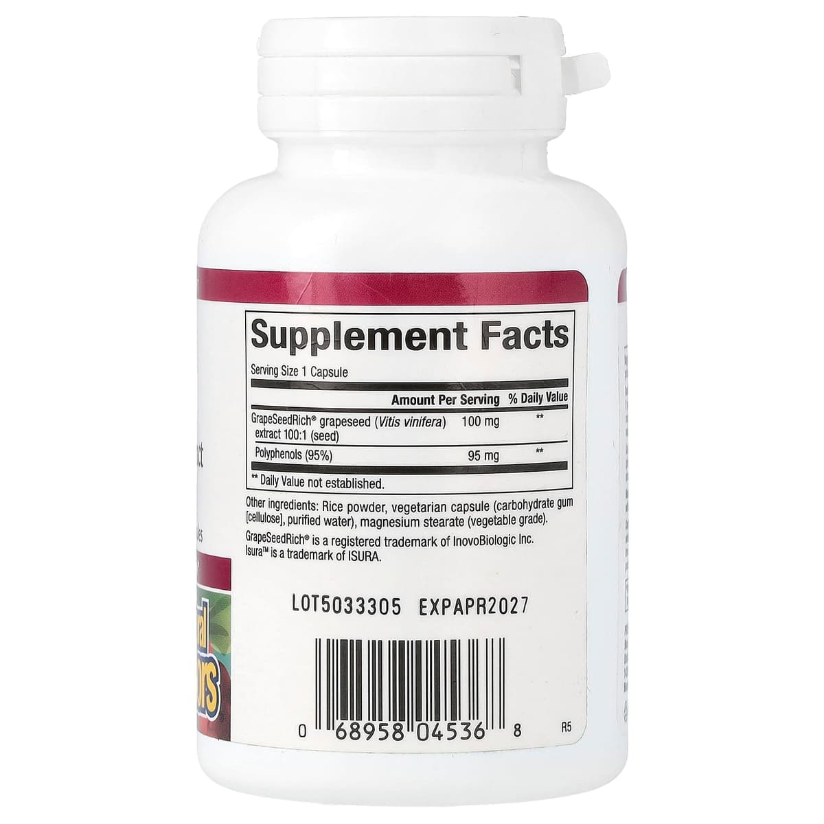 Natural Factors - Super Strength Grape Seed Extract
