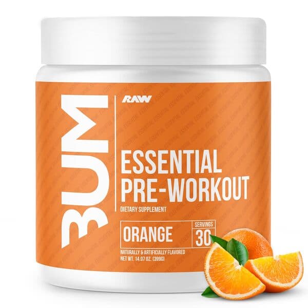 Raw Nutrition - Essential Pre-Workout Powder Orange 399g