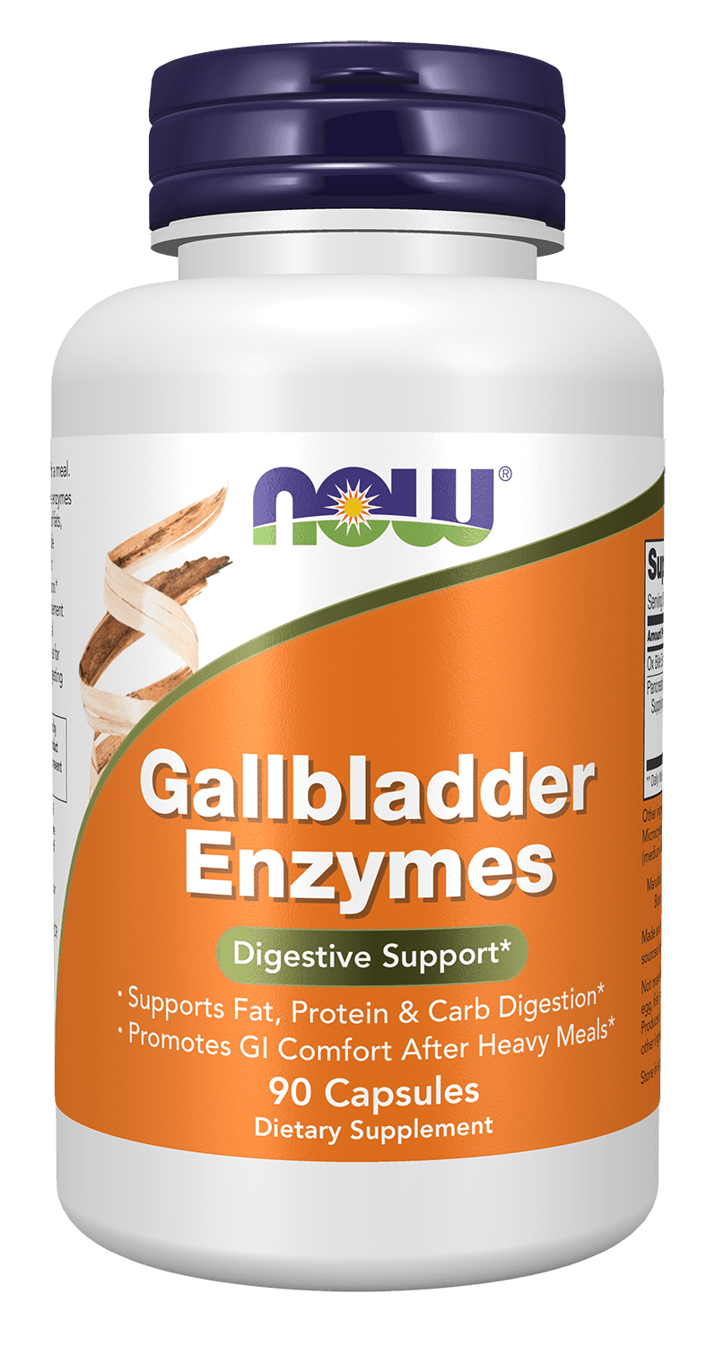 NOW Foods - Galdesten Enzymer - 90 Kapsler