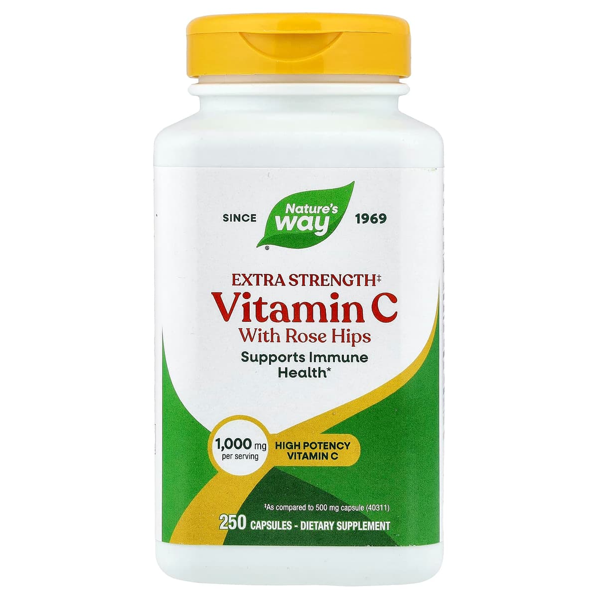 Nature'S Way - Vitamin C Med Nyponskal - 250 Caps