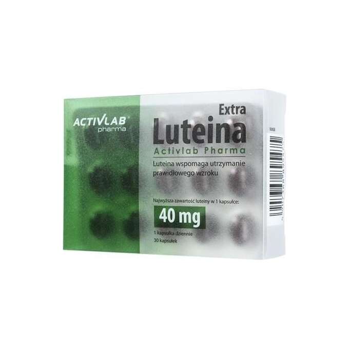 Activlab - Luteina Extra - 30 Caps – Activlab förpackning