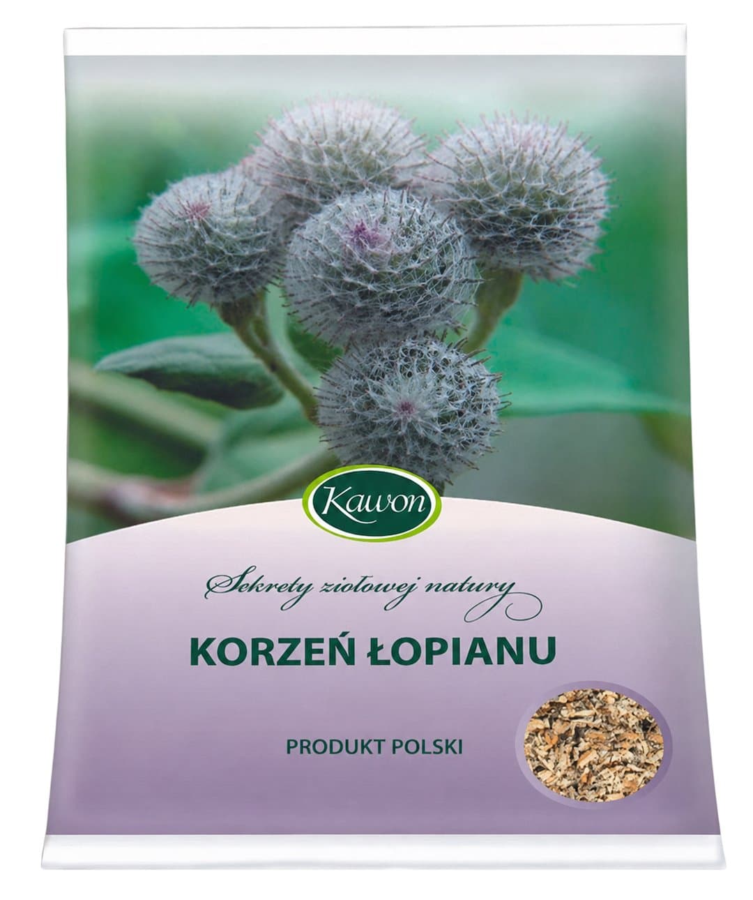 Kawon - Burdock Root - 50g – Kawon förpackning