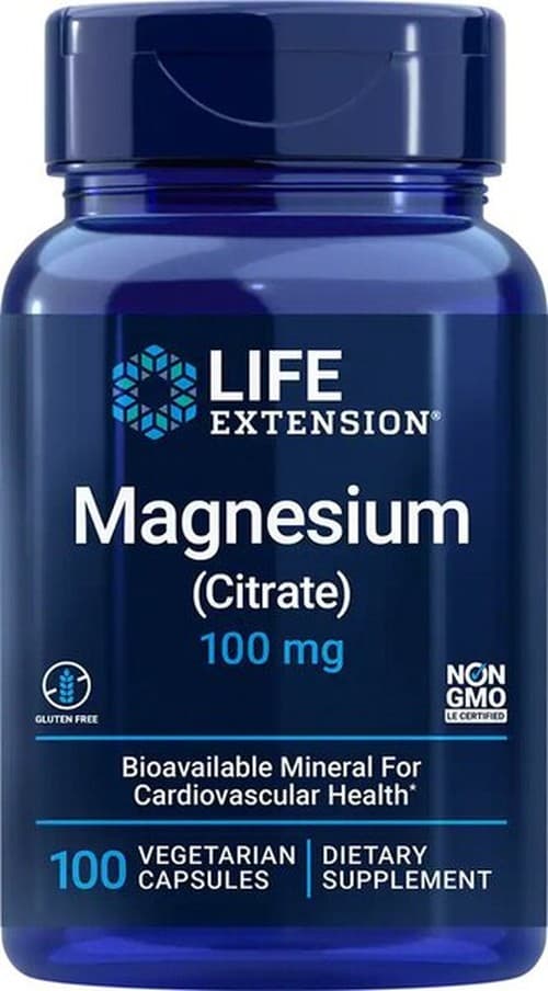 Life Extension - Magnesium Citrate - 100 Capsules – Life Extension förpackning