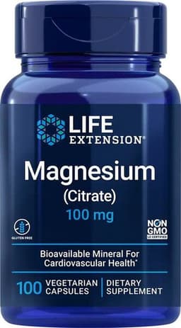 Life Extension - Magnesiumcitrat - 100 Kapsler