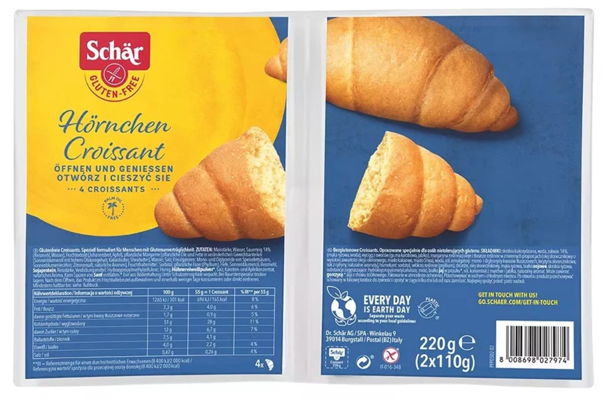 Schär - Schar Croissant Rogalik (2 x 110 g) 220 g