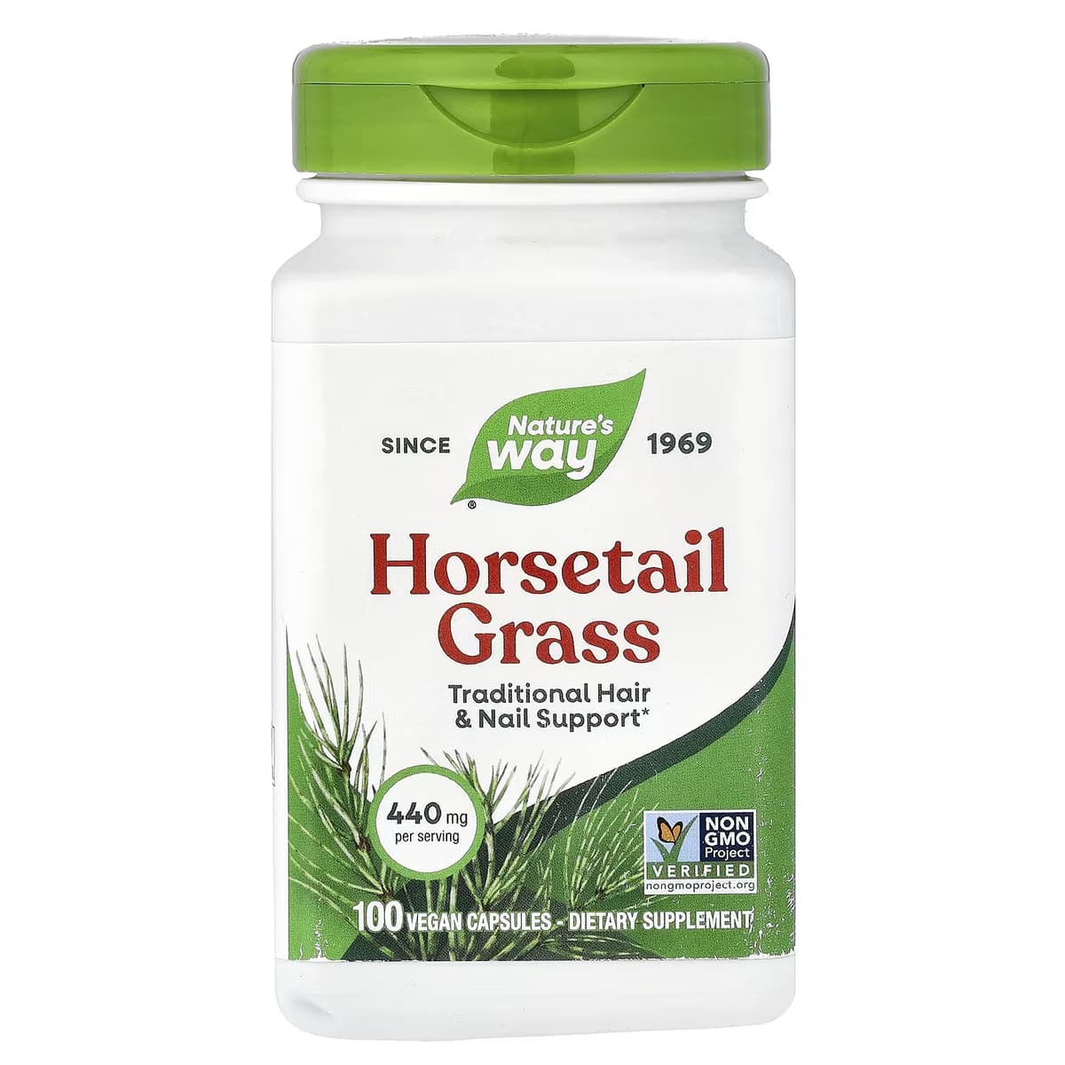 Nature'S Way - Hestehalegræs - 100 Kapsler