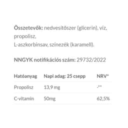 JutaVit - Propolis + Vitamin C Drops - 30ml