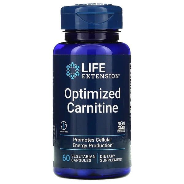 Life Extension - Optimized Carnitine - 60 Caps – Life Extension förpackning