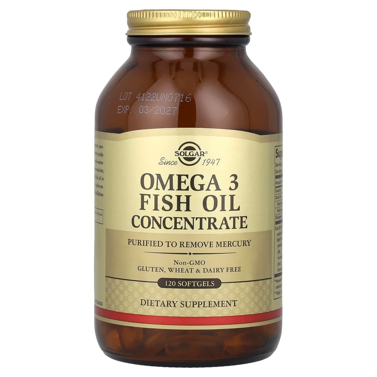 Solgar - Omega 3 Fiskolie Konsentrat – Solgar emballage