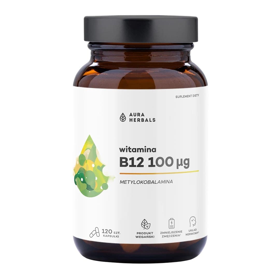 Aura Herbals - Vitamin B12 100Μg - 120 Caps