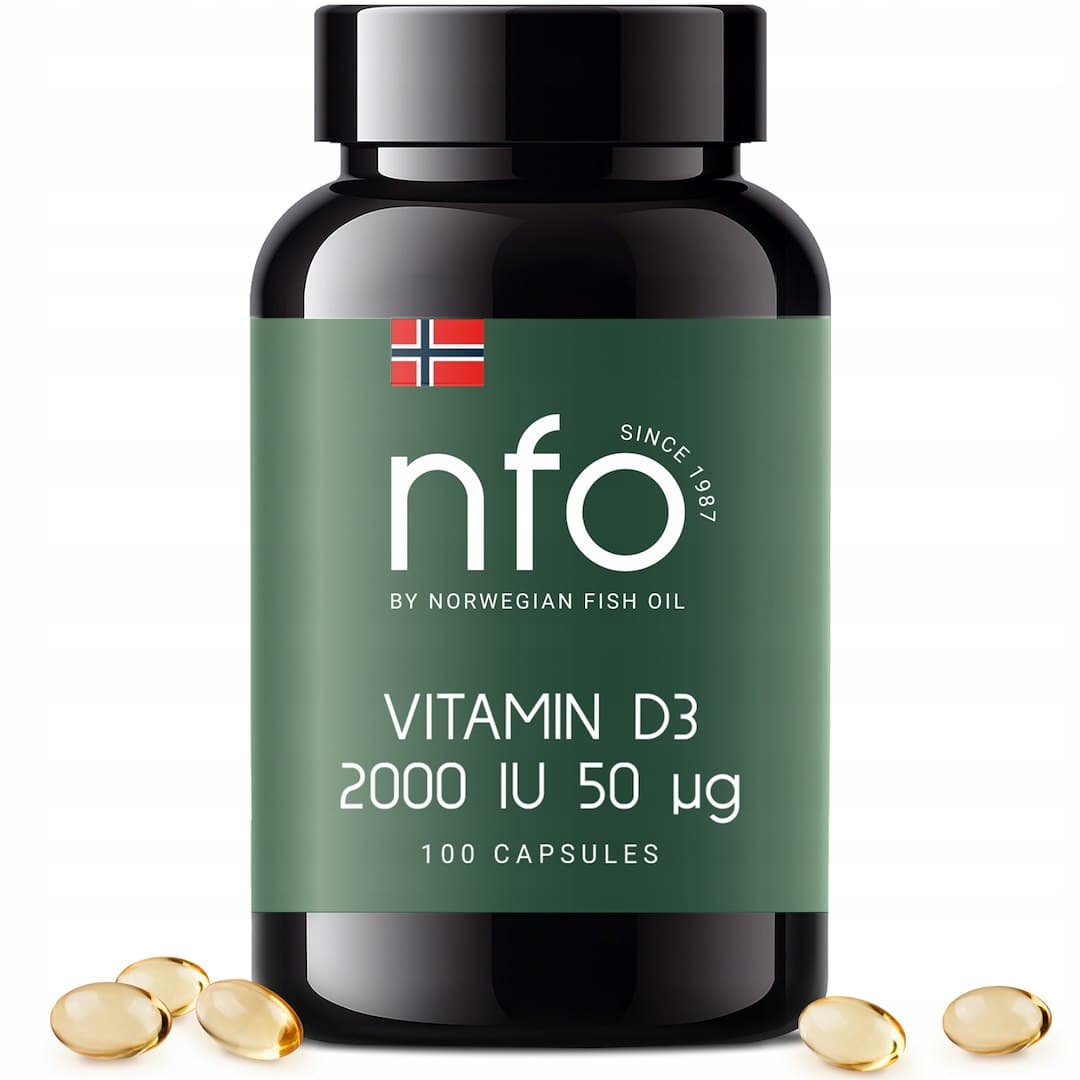 NFO - Vitamin D3 - 100 Caps – NFO förpackning