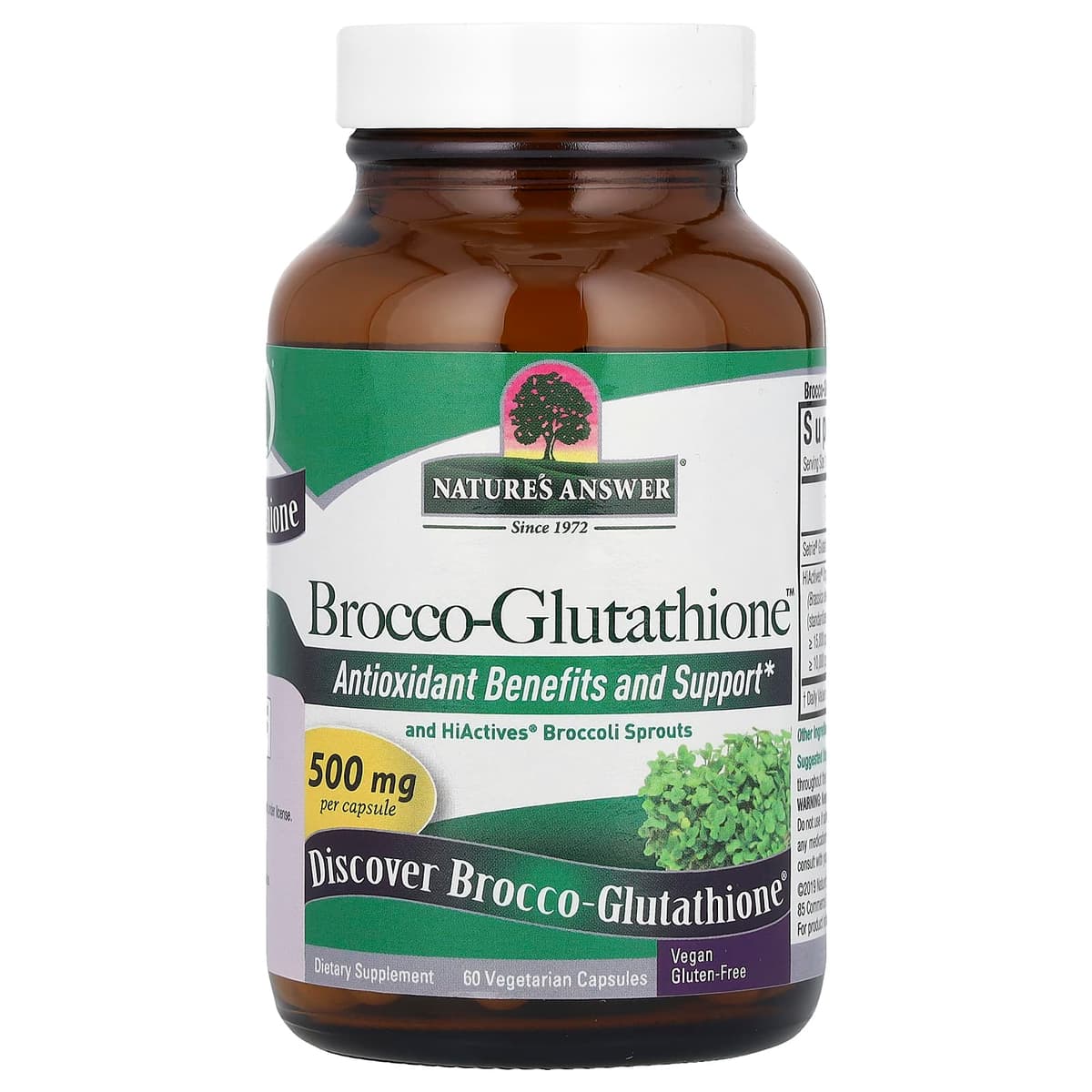 Nature'S Answer Brocco-Glutathione - 60 Vcaps