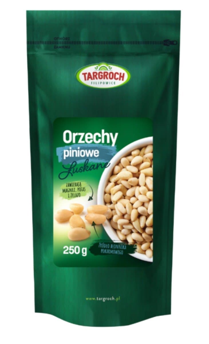 Targroch - Pine Nuts - 250g – Targroch förpackning
